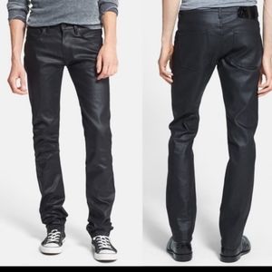 Size 30 stacked waxed Japanese denim